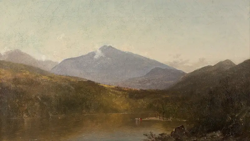White Mountains from Shelburne, NH av John Frederick Kensett