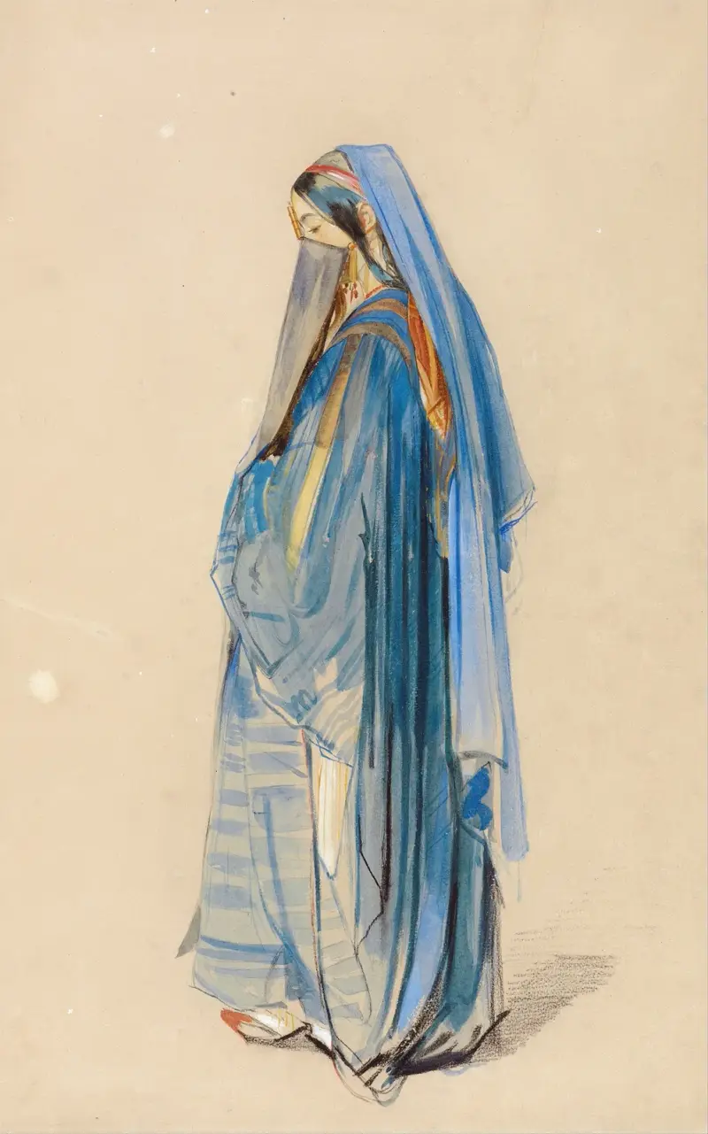A Young Turkish Woman av John Frederick Lewis
