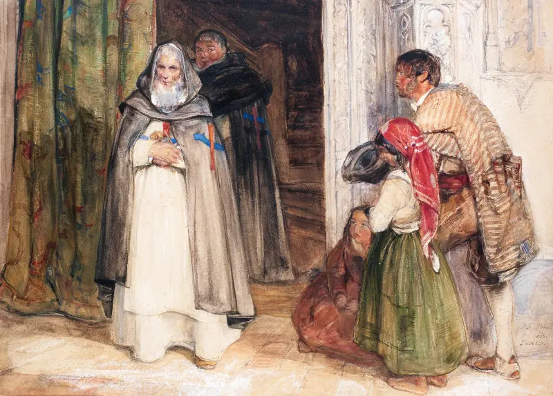 Ber om allmosor av John Frederick Lewis