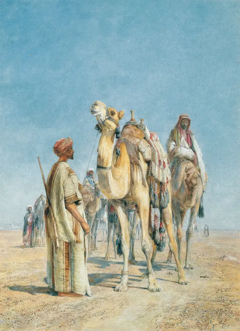 Rast i öknen av John Frederick Lewis