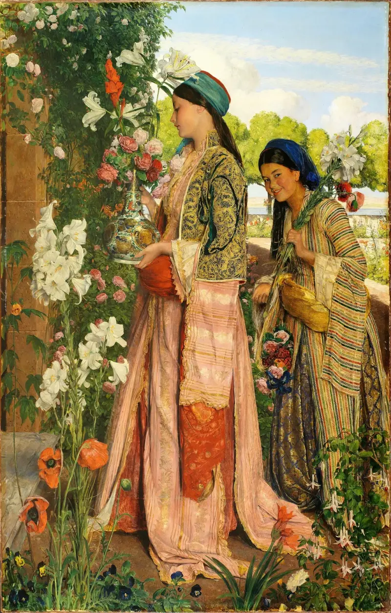 Lilium Auratum av John Frederick Lewis