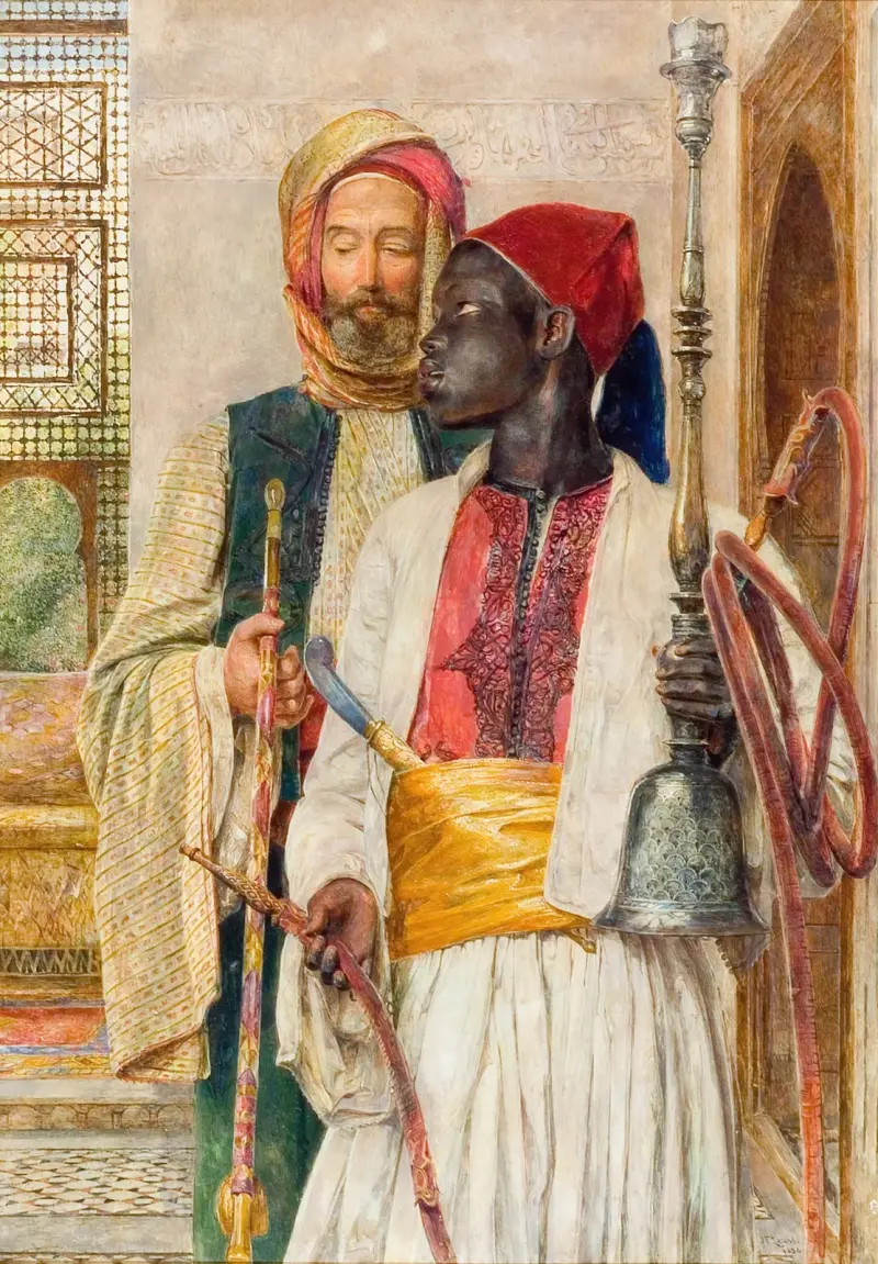 The Pipe Bearer av John Frederick Lewis