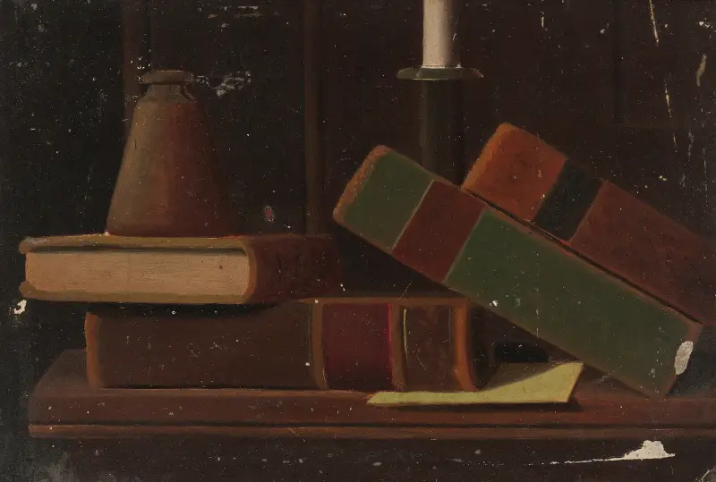 Still Life With Books av John Frederick Peto