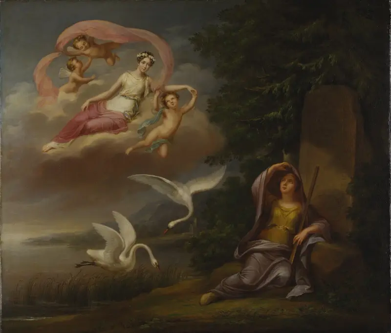 Alegoria przybycia księżnej koronnej Józefiny do Szwecji, Fredric Westin