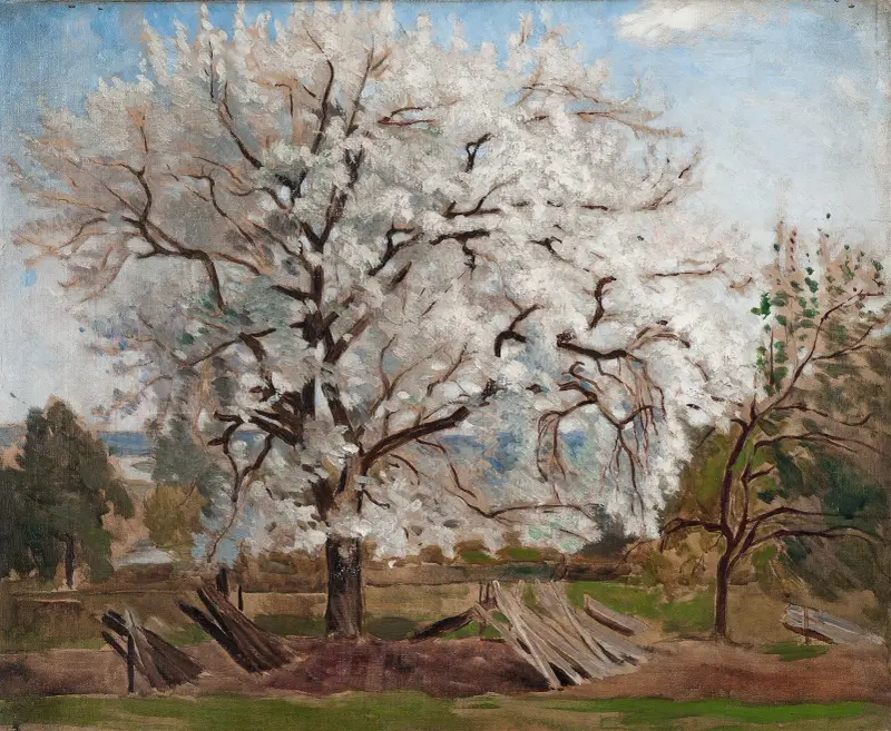 Apfelbaum in Blüte von Carl Fredrik Hill