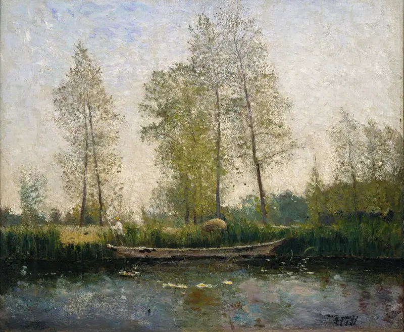 Seine. Motiv från Saint-Germain av Carl Fredrik Hill