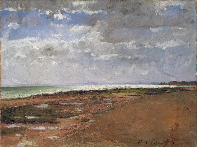 Der Strand von Luc von Carl Fredrik Hill