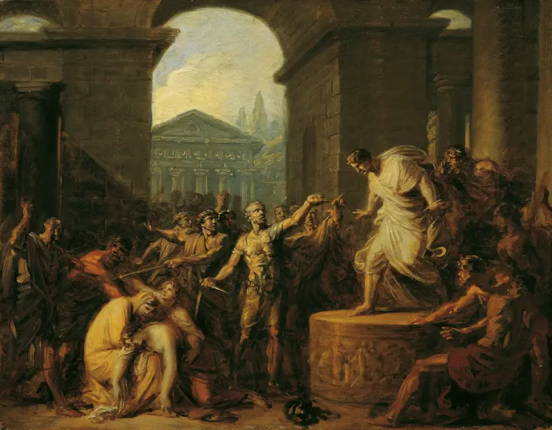 Virginia död av Heinrich Friedrich Füger