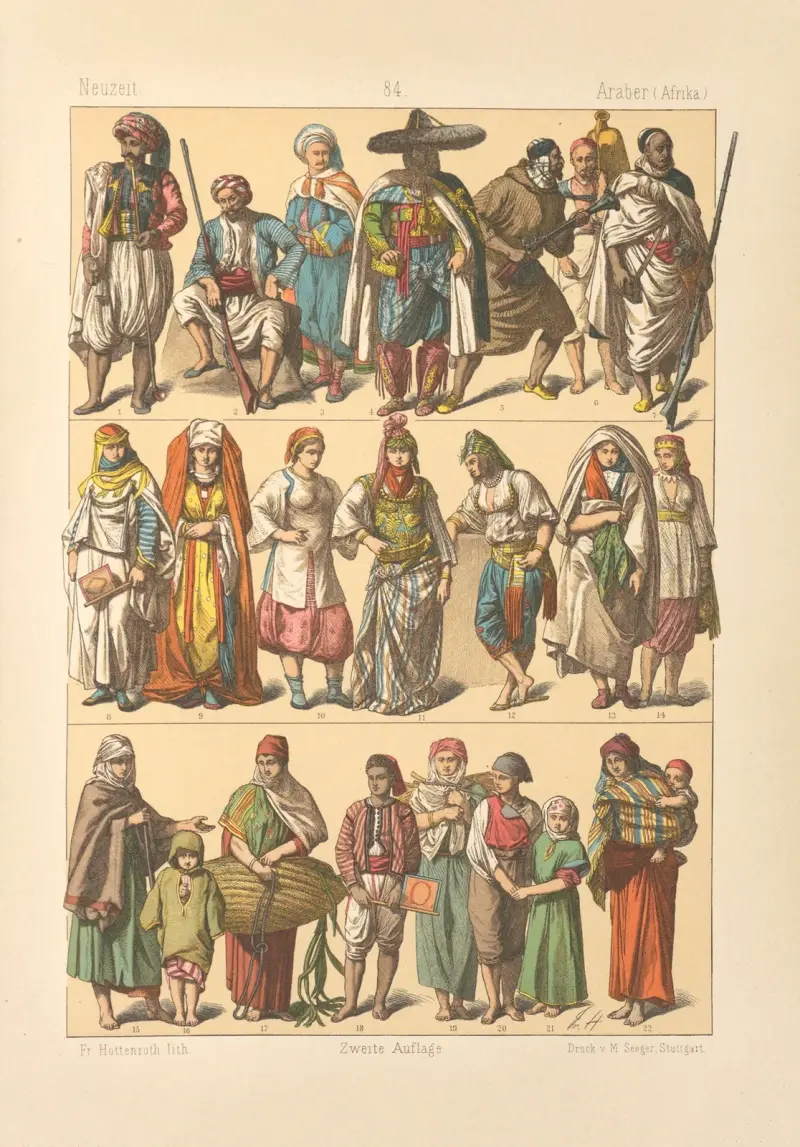 Araber (Afrika) av Friedrich Hottenroth