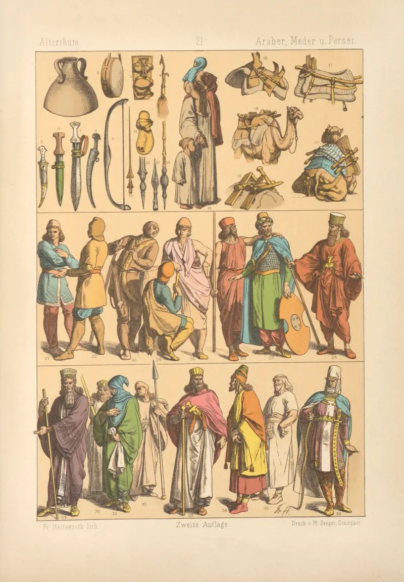 Araber, Meder, Perser av Friedrich Hottenroth