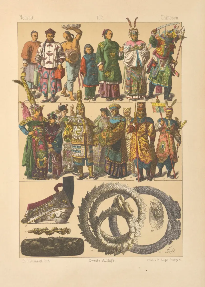 Chinesen, 1884 – Nr. 4 von Friedrich Hottenroth