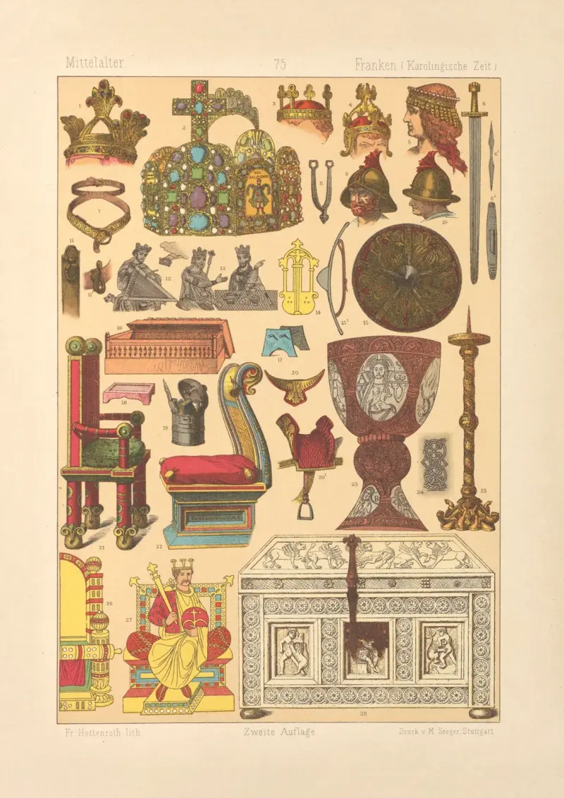 Franken (Karolingische Zeit) av Friedrich Hottenroth