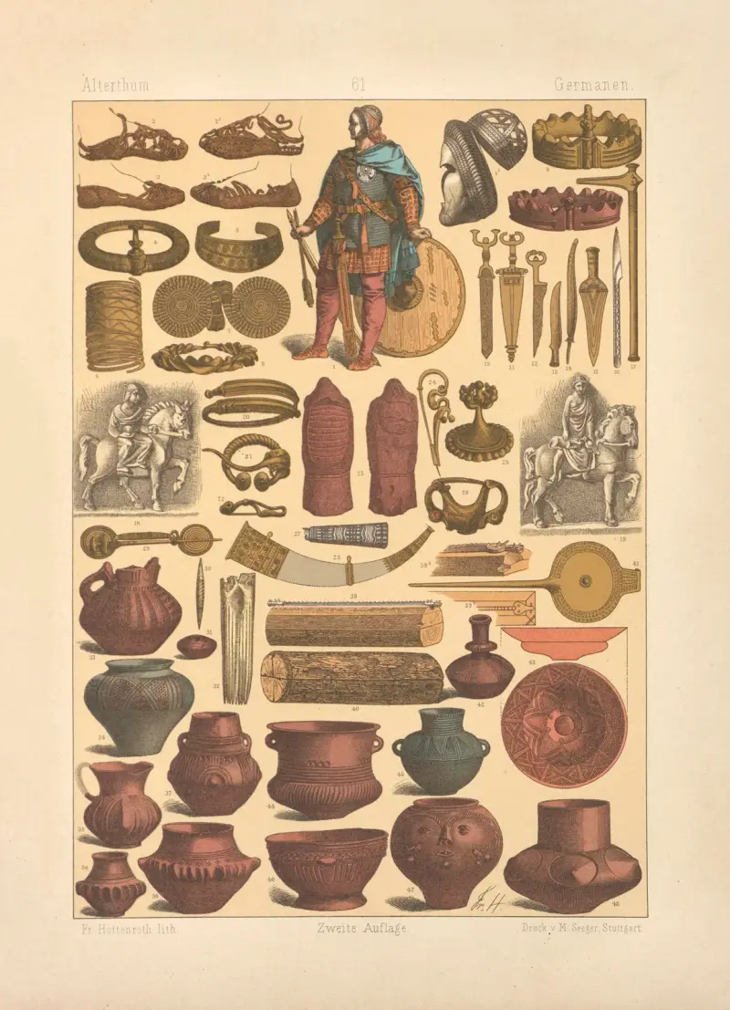Germanen av Friedrich Hottenroth