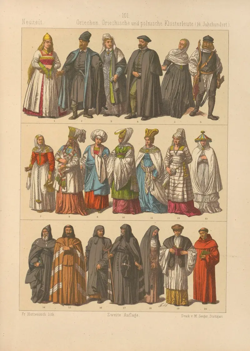Griechen. Griechische und polnische Klosterleute av Friedrich Hottenroth
