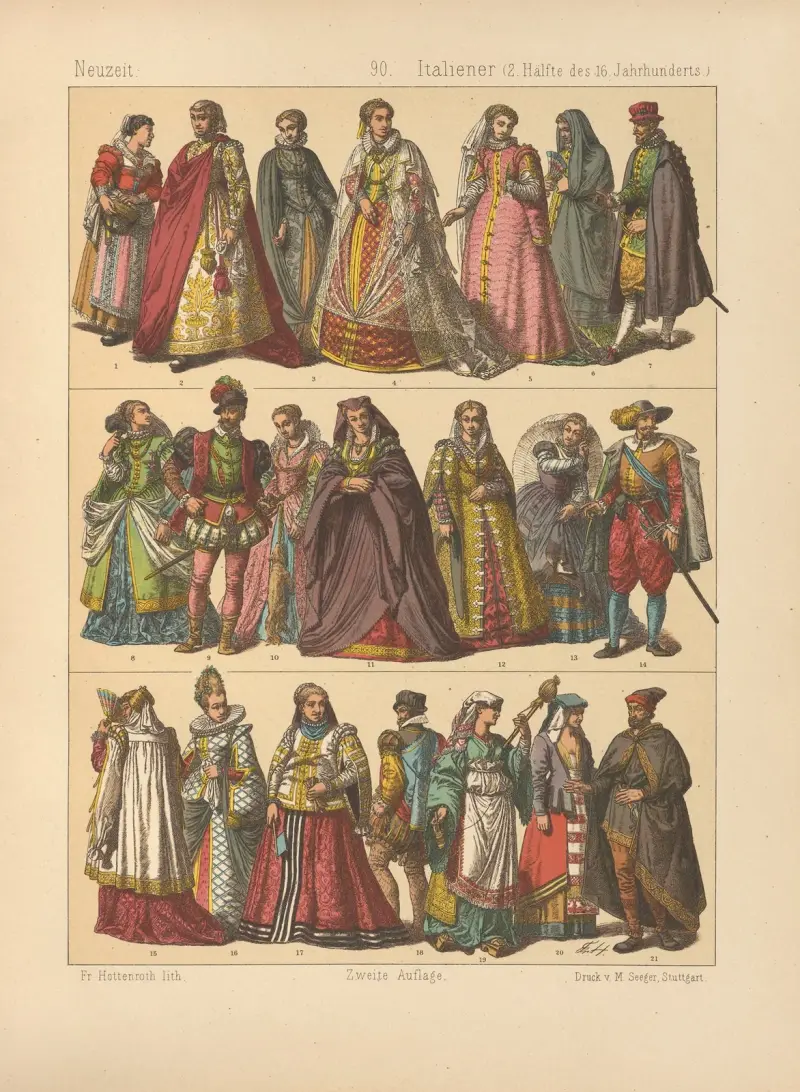 Italiener, 1884 – nr 3 av Friedrich Hottenroth