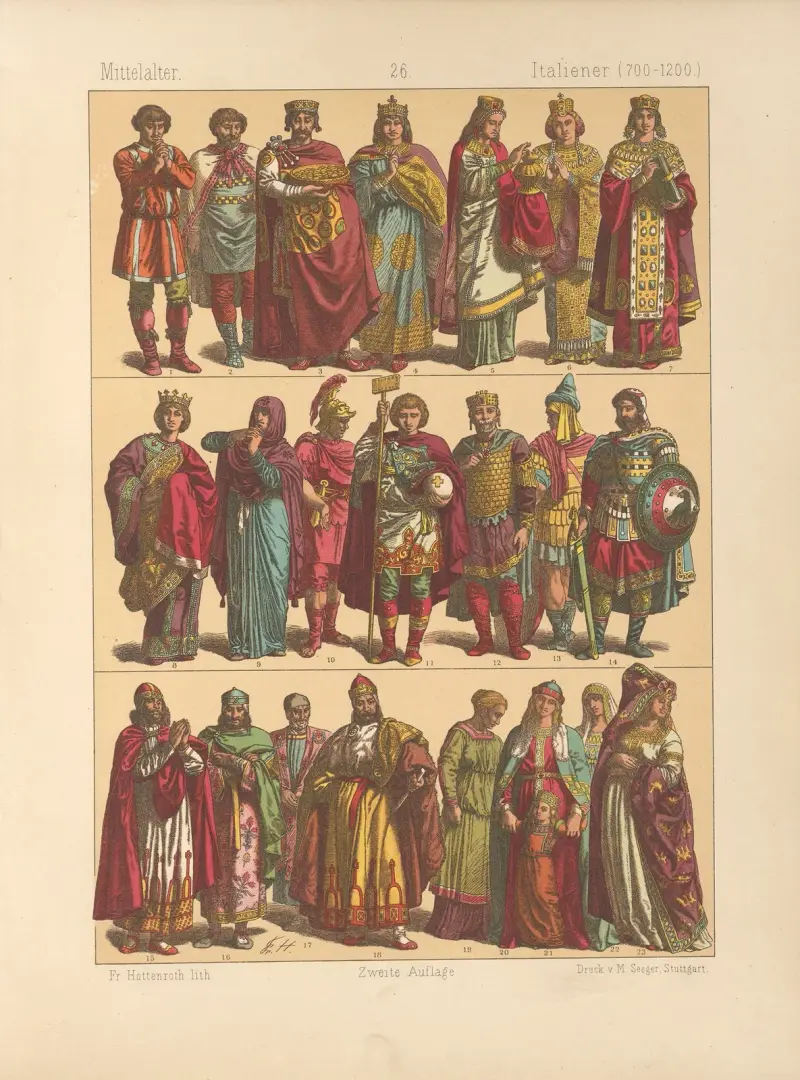 Italiener (700–1200) – Nr. 1 von Friedrich Hottenroth