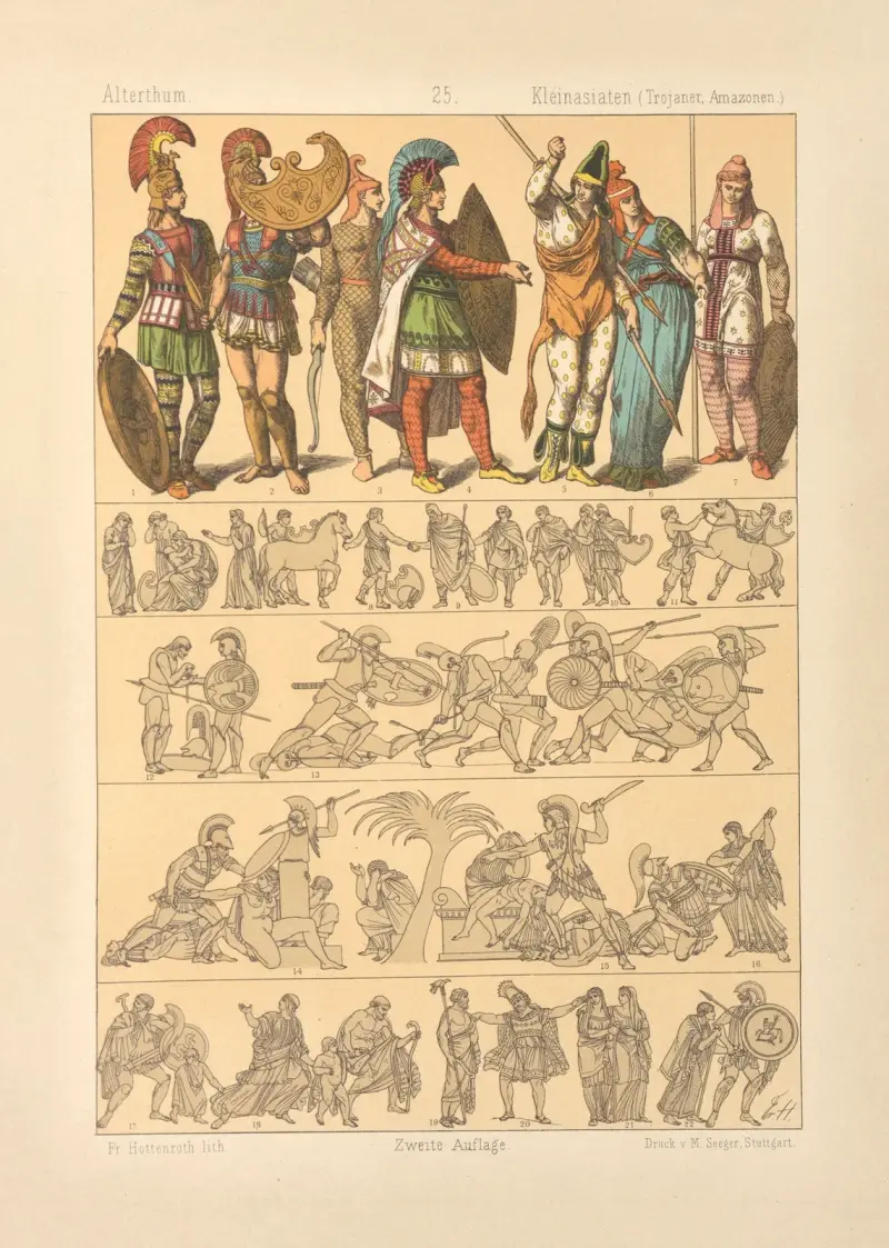 Kleinasiaten (Trojaner, Amazonen) av Friedrich Hottenroth