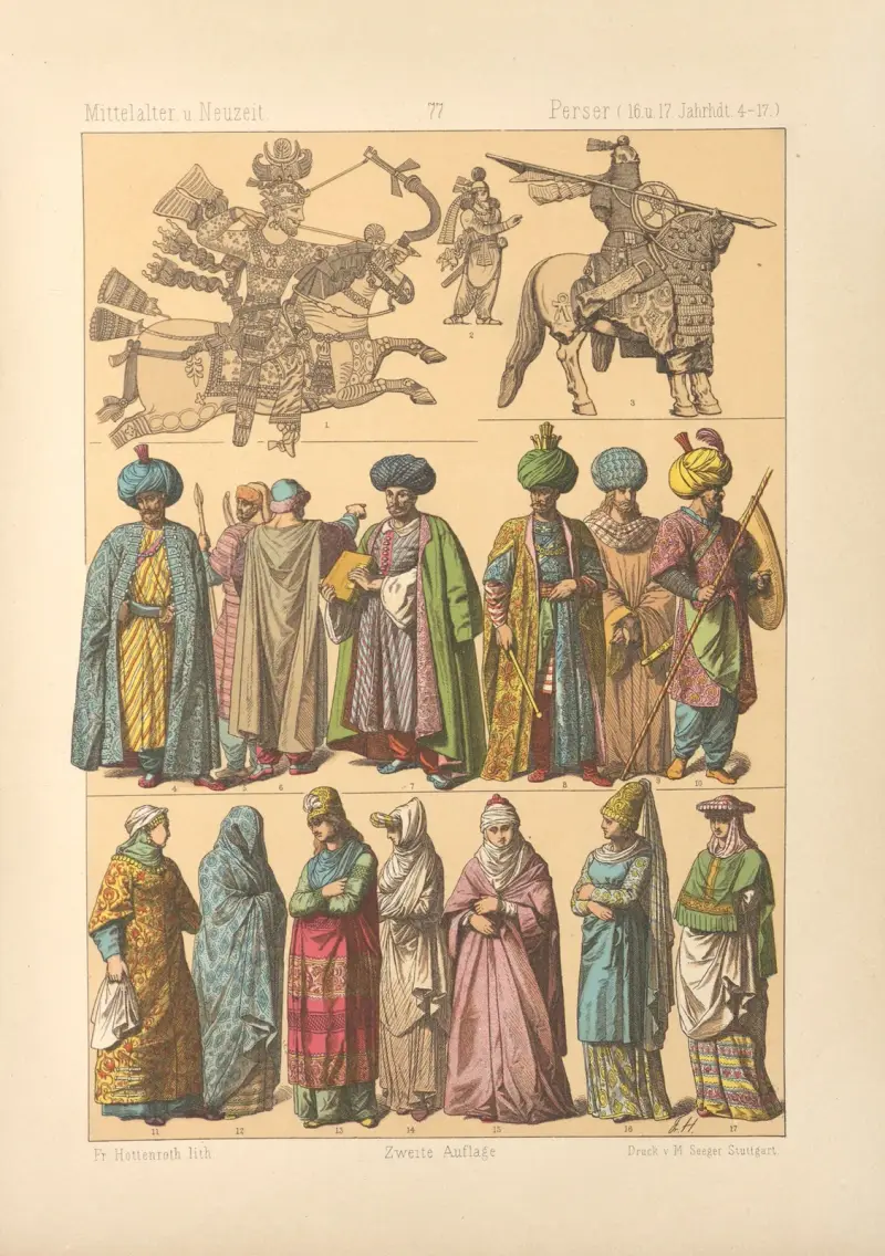 Perser av Friedrich Hottenroth