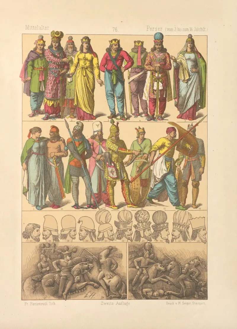 Perser av Friedrich Hottenroth