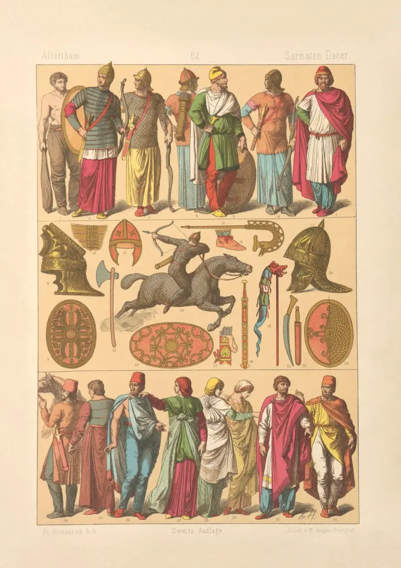 Sarmaten Dacer av Friedrich Hottenroth