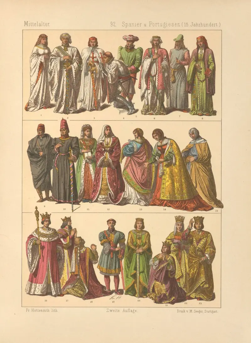Hiszpanie i Portugalczycy, 1884 – Nr. 3, Friedrich Hottenroth
