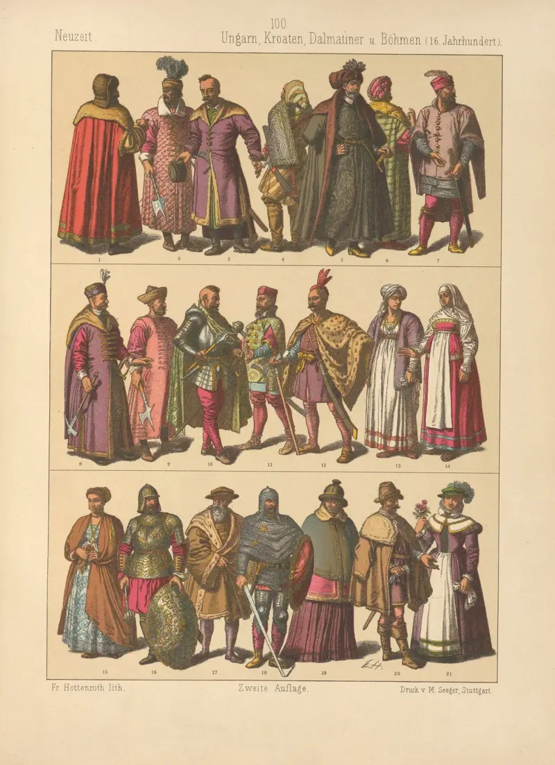 Ungern, Kroatien, Dalmatien och Böhmen av Friedrich Hottenroth
