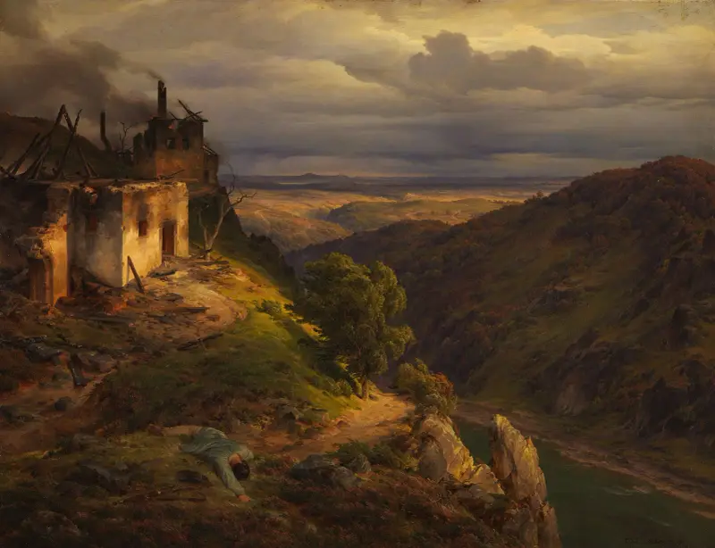 Landschaft von Karl Friedrich Lessing