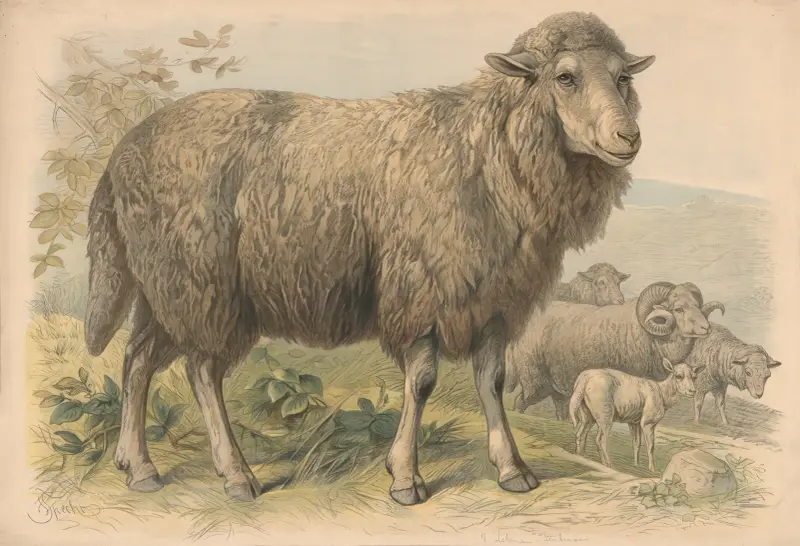 Schafe von Friedrich Specht