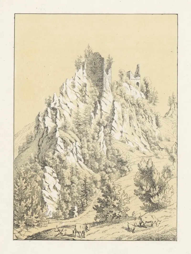 Alt Bechburg von Johann Friedrich Wagner