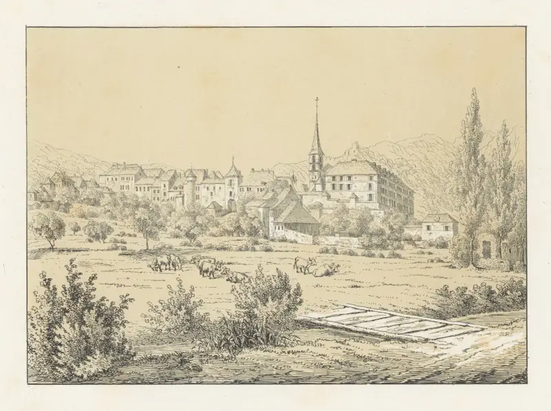 Delémont av Johann Friedrich Wagner