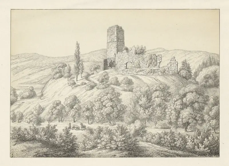 Tornet i St. Martin (nära Paquier) av Johann Friedrich Wagner