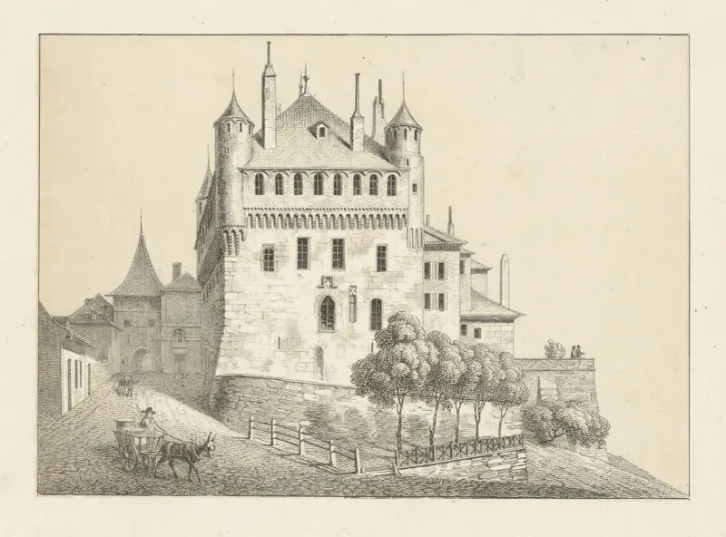 Lausanne av Johann Friedrich Wagner