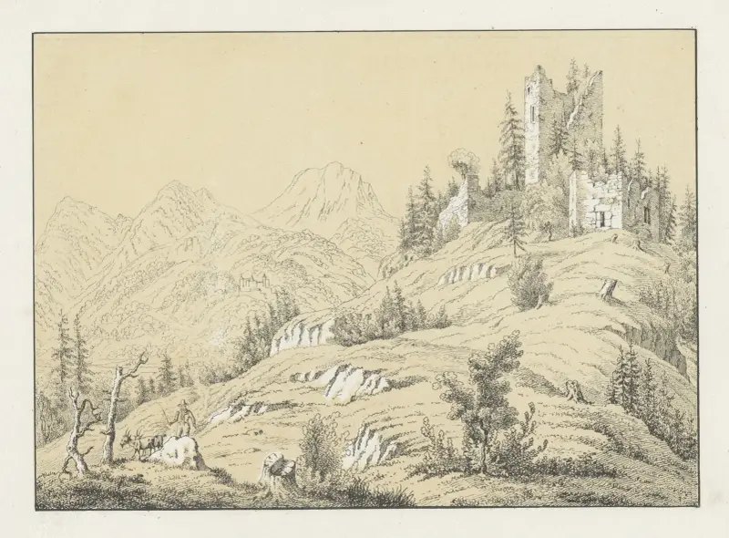 Mont Salvant av Johann Friedrich Wagner