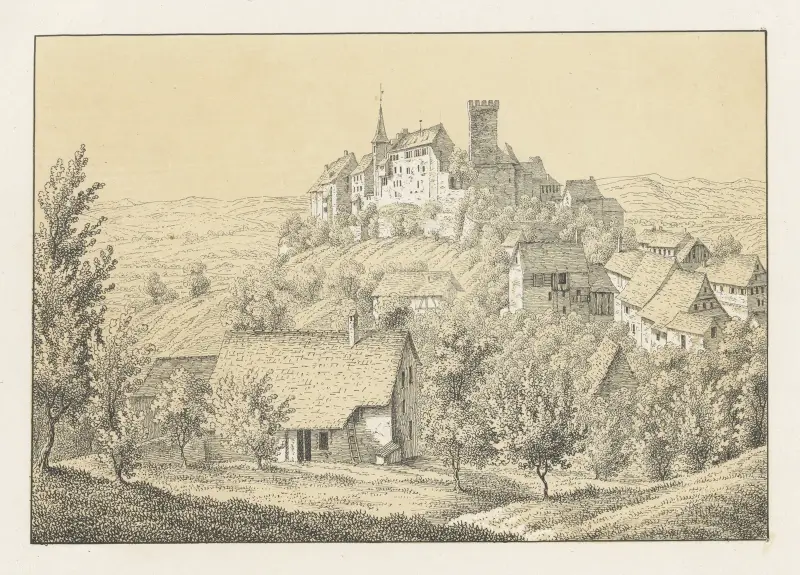 Regensberg av Johann Friedrich Wagner