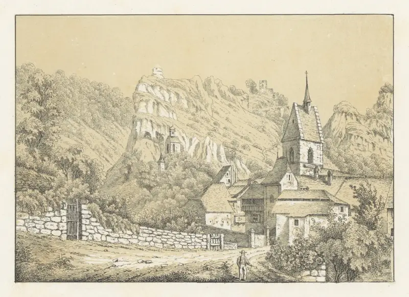 St. Ursanne av Johann Friedrich Wagner