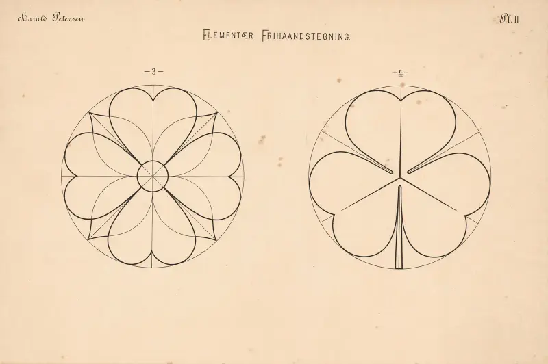 Elementary Freehand Drawing Pl.02 av Harald Frithjof Petersen