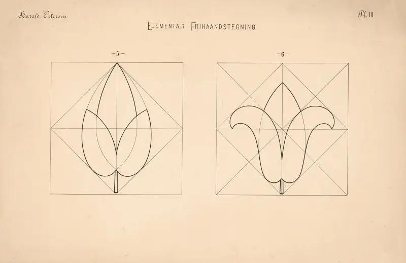 Elementary Freehand Drawing Pl.03 av Harald Frithjof Petersen