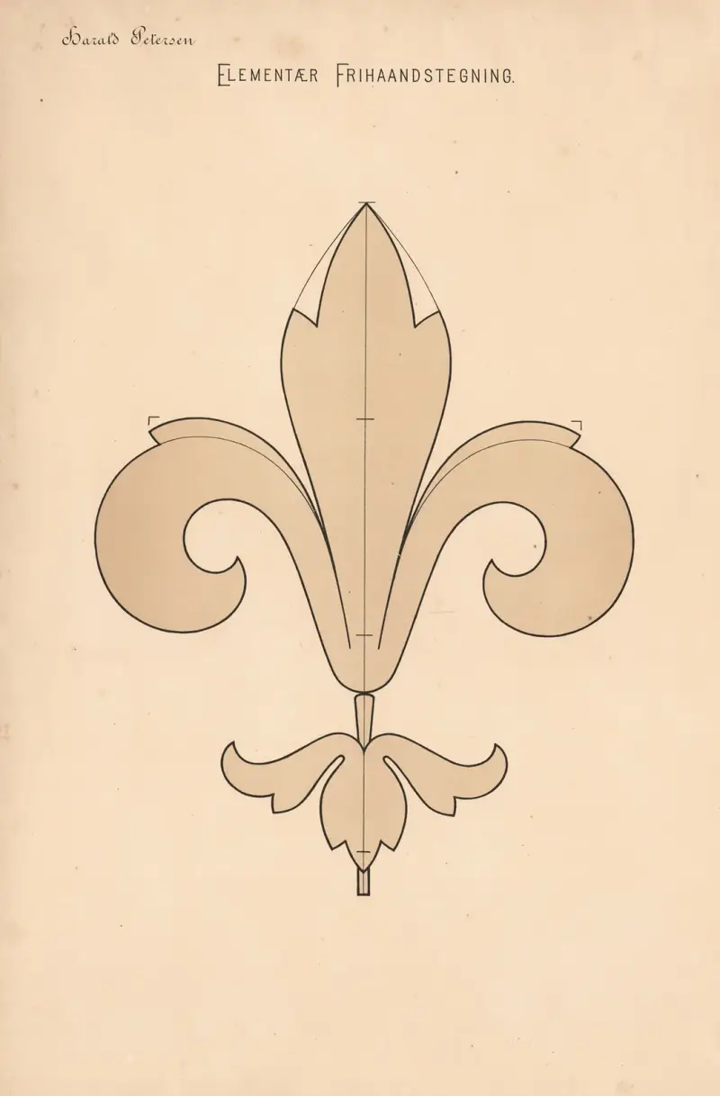 Elementary Freehand Drawing Pl.14 av Harald Frithjof Petersen