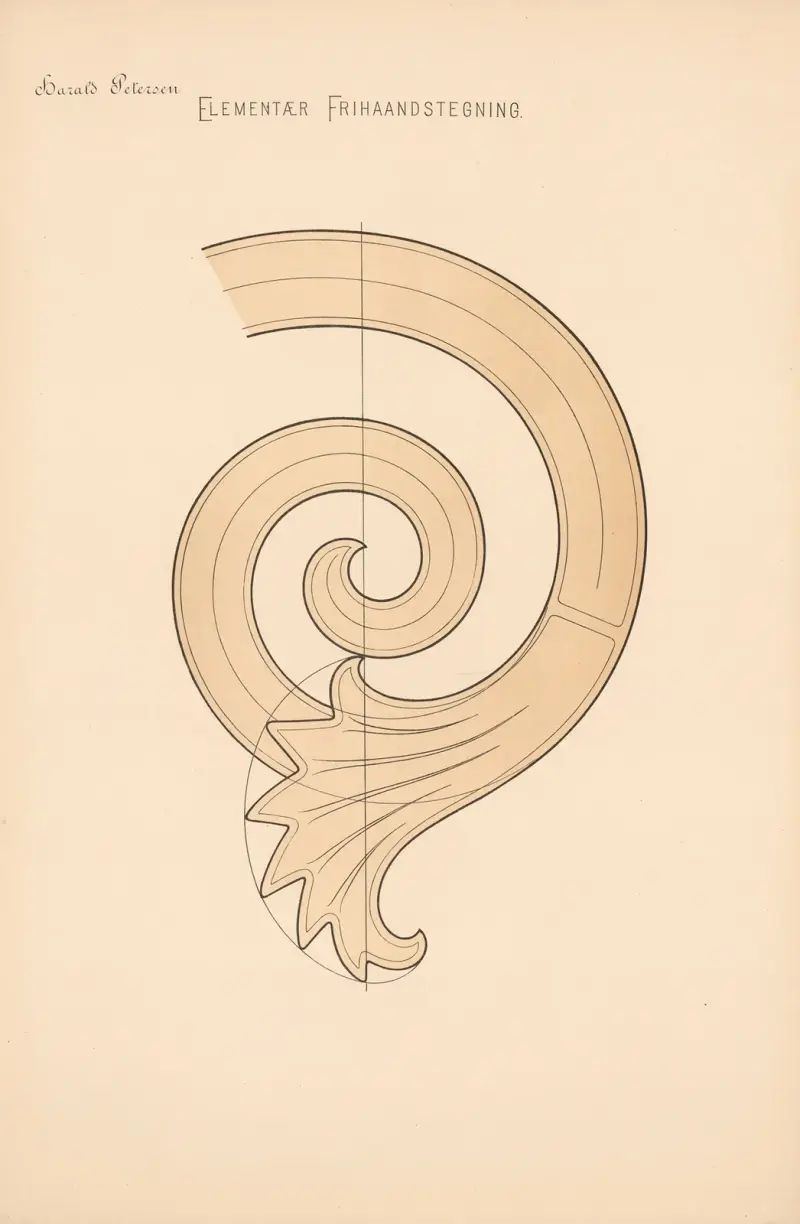 Elementary Freehand Drawing Pl.20 av Harald Frithjof Petersen