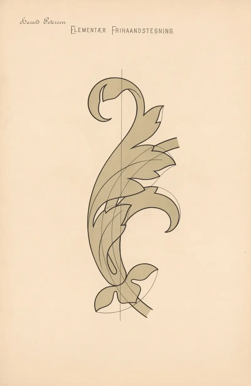 Elementary Freehand Drawing Pl.23 av Harald Frithjof Petersen