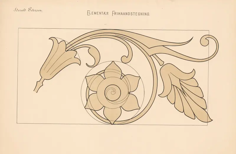 Elementary Freehand Drawing Pl.24 av Harald Frithjof Petersen