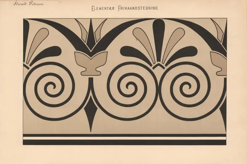Elementary Freehand Drawing Pl.26 av Harald Frithjof Petersen