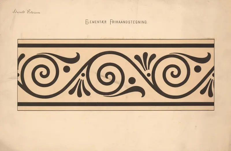Elementary Freehand Drawing Pl.28 av Harald Frithjof Petersen