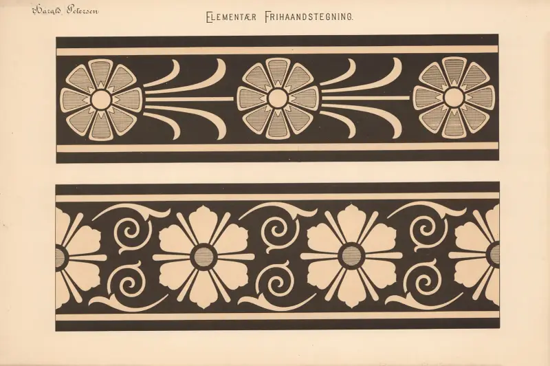 Elementary Freehand Drawing Pl.29 av Harald Frithjof Petersen