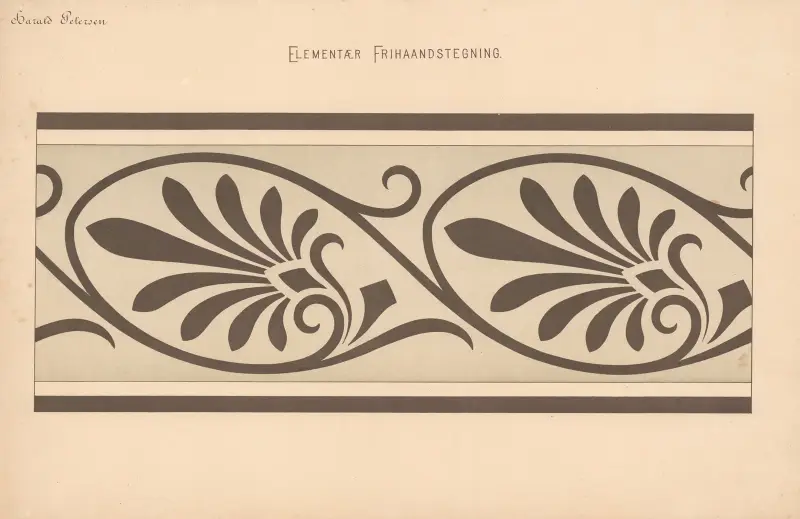 Elementary Freehand Drawing Pl.34 av Harald Frithjof Petersen