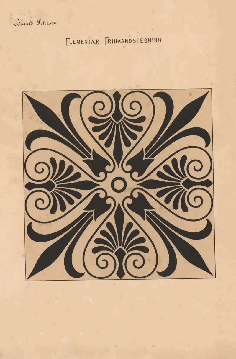 Elementary Freehand Drawing Pl.40 av Harald Frithjof Petersen