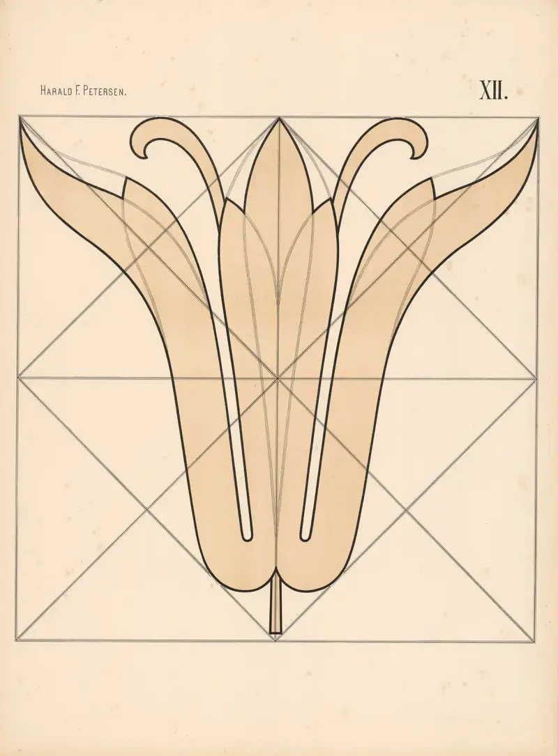 Elementary Freehand Drawing vol.2 Pl.12 av Harald Frithjof Petersen