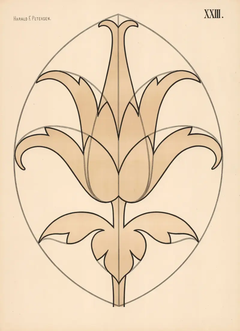 Elementary Freehand Drawing vol.2 Pl.23 av Harald Frithjof Petersen