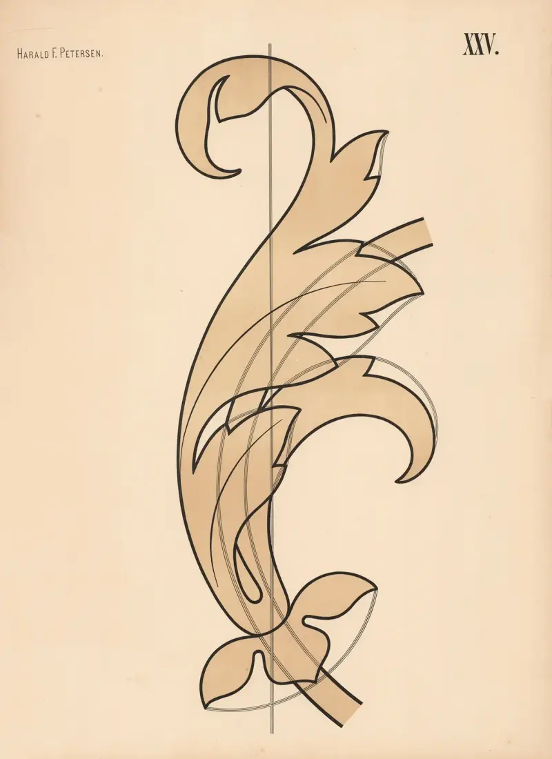 Elementary Freehand Drawing vol.2 Pl.25 av Harald Frithjof Petersen
