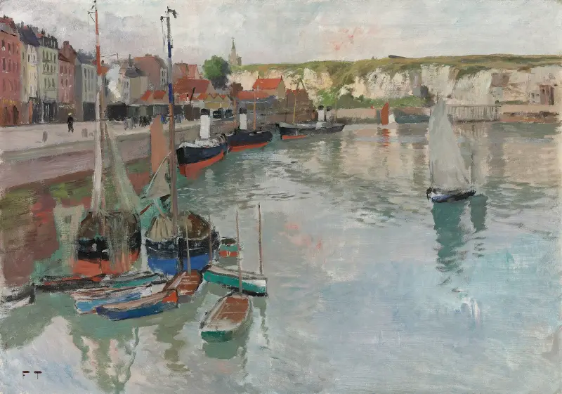 Dieppe av Frits Thaulow